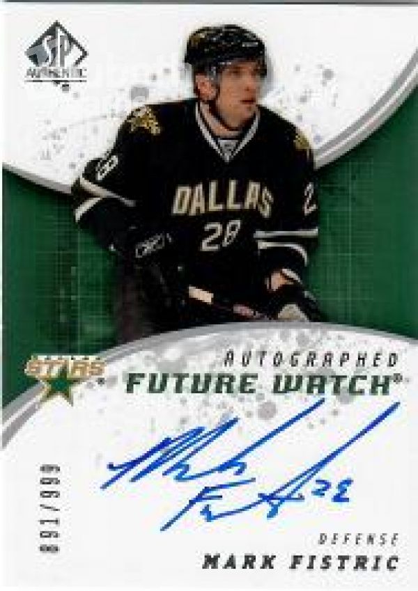 NHL 2008-09 SP Authentic - No 207 - Mark Fistric