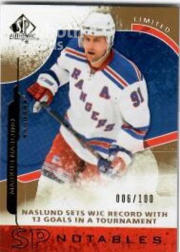 NHL 2008-09 SP Authentic Limited - No 130 - Markus Naslund