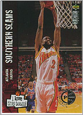 NBA 1995-96 Collector's Choice Players Club - No 366 - Stacey Augmon