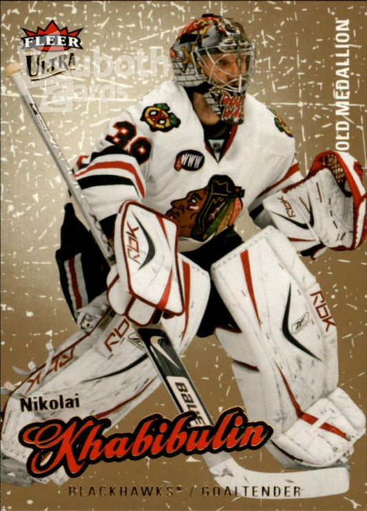 NHL 2008-09 Ultra Gold Medallion - No. 118 - Nikolai Khabibulin