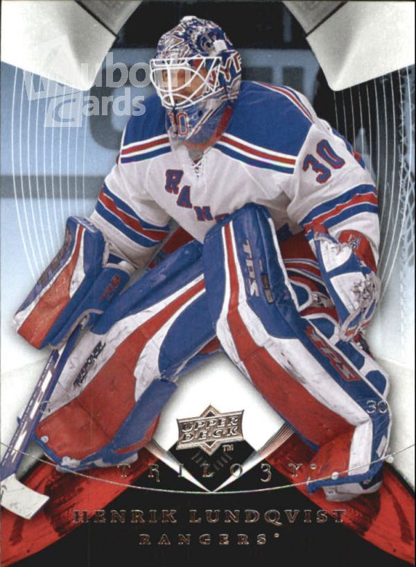 NHL 2008-09 Upper Deck Trilogy - No 27 - Henrik Lundqvist