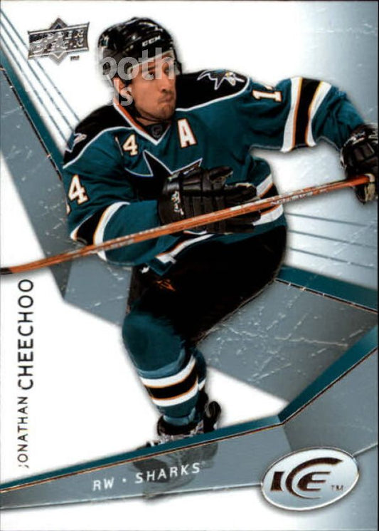 NHL 2008-09 Upper Deck Ice - No 40 - Jonathan Cheechoo