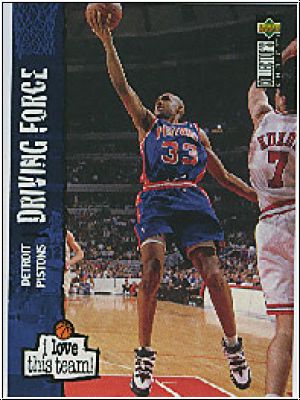 NBA 1995-96 Collector's Choice Players Club - No 373 - Grant Hill