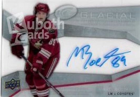 NHL 2008-09 Upper Deck Ice Glacial Graphs - No GG-MB - Mikkel Boedker