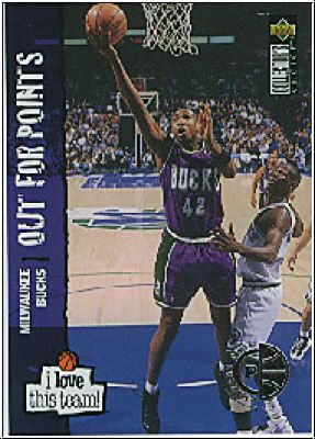 NBA 1995-96 Collector's Choice Players Club - No 380 - Vin Baker