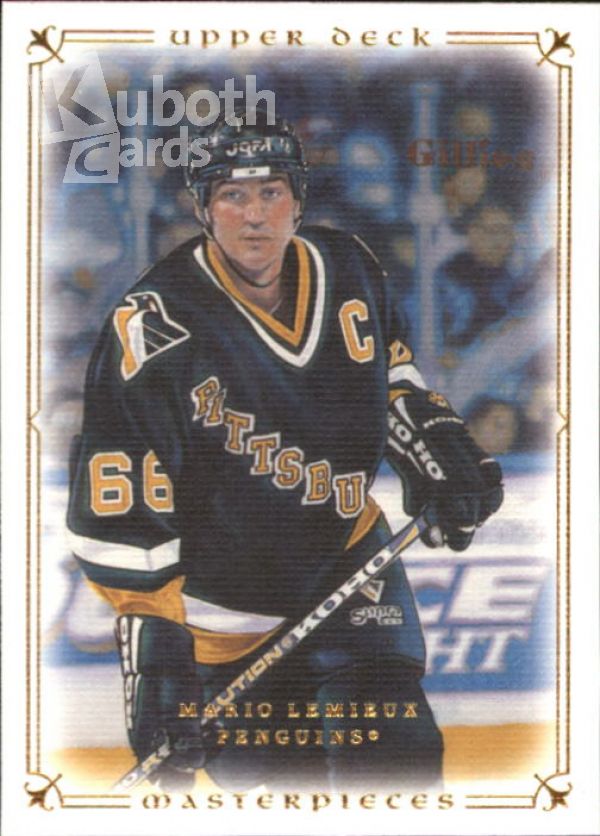 NHL 2008-09 UD Masterpieces - No 12 - Mario Lemieux