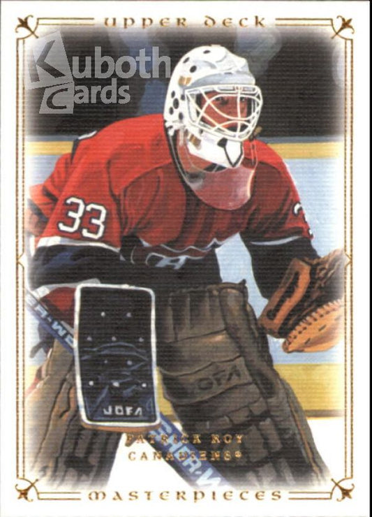 NHL 2008-09 UD Masterpieces - No 21 - Patrick Roy