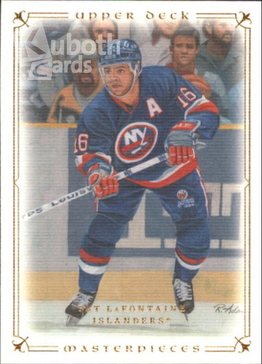 NHL 2008-09 UD Masterpieces - No 24 - Pat LaFontaine