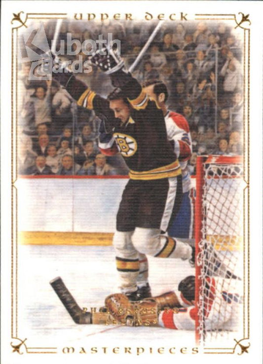 NHL 2008-09 UD Masterpieces - No 32 - Phil Esposito