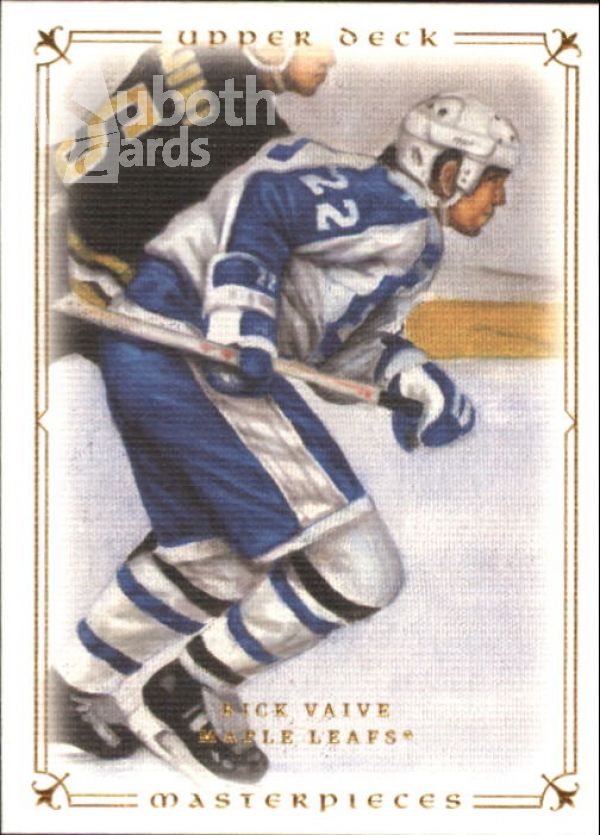 NHL 2008-09 UD Masterpieces - No 40 - Rick Vaive