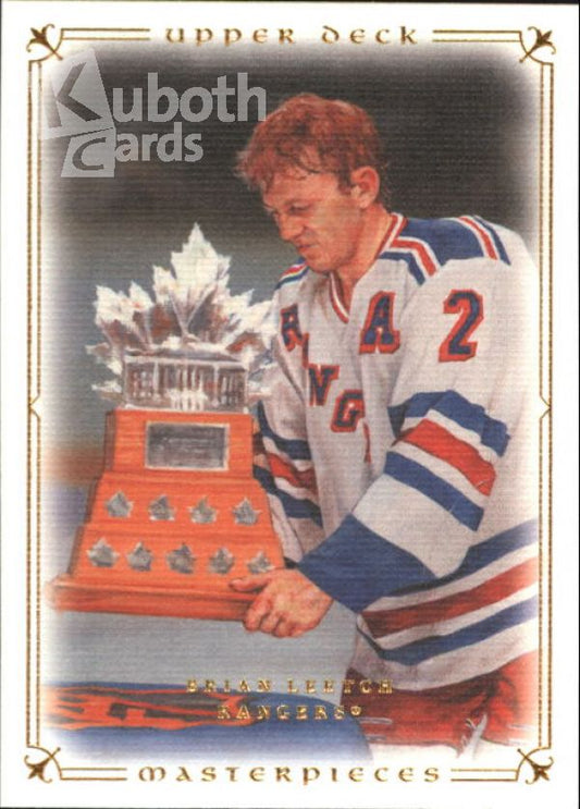 NHL 2008-09 UD Masterpieces - No 49 - Brian Leetch