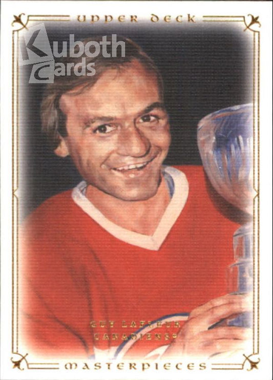 NHL 2008-09 UD Masterpieces - No 53 - Guy Lafleur