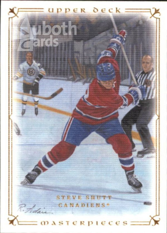 NHL 2008-09 UD Masterpieces - No 63 - Steve Shutt