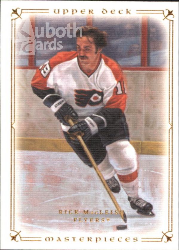 NHL 2008-09 UD Masterpieces - No 64 - Rick MacLeish