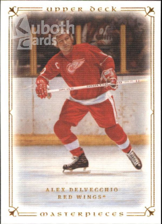 NHL 2008-09 UD Masterpieces - No 67 - Alex Delvecchio