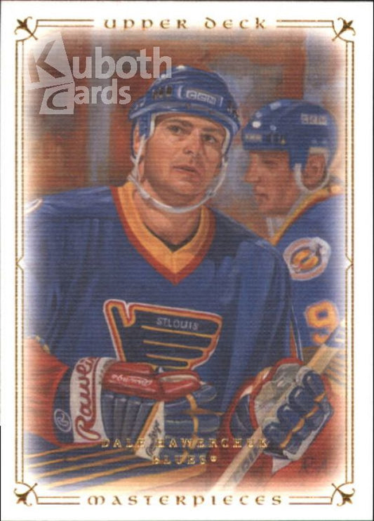 NHL 2008-09 UD Masterpieces - No 68 - Dale Hawerchuk