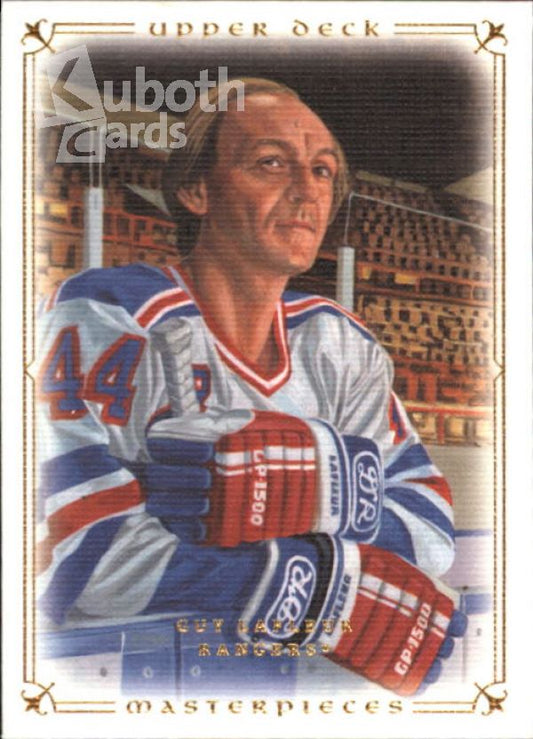 NHL 2008-09 UD Masterpieces - No 74 - Guy Lafleur