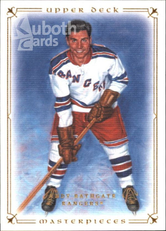 NHL 2008-09 UD Masterpieces - No 76 - Andy Bathgate