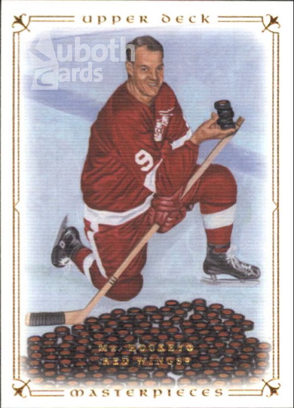 NHL 2008-09 UD Masterpieces - No 80 - Gordie Howe Mr. Hockey