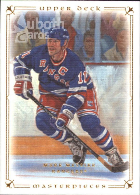 NHL 2008-09 UD Masterpieces - No 87 - Mark Messier