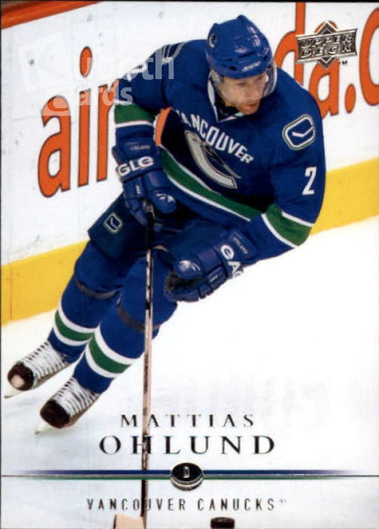 NHL 2008-09 Upper Deck - No 7 - Mattias Ohlund