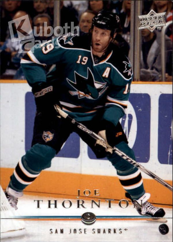 NHL 2008-09 Upper Deck - No. 35 - Joe Thornton