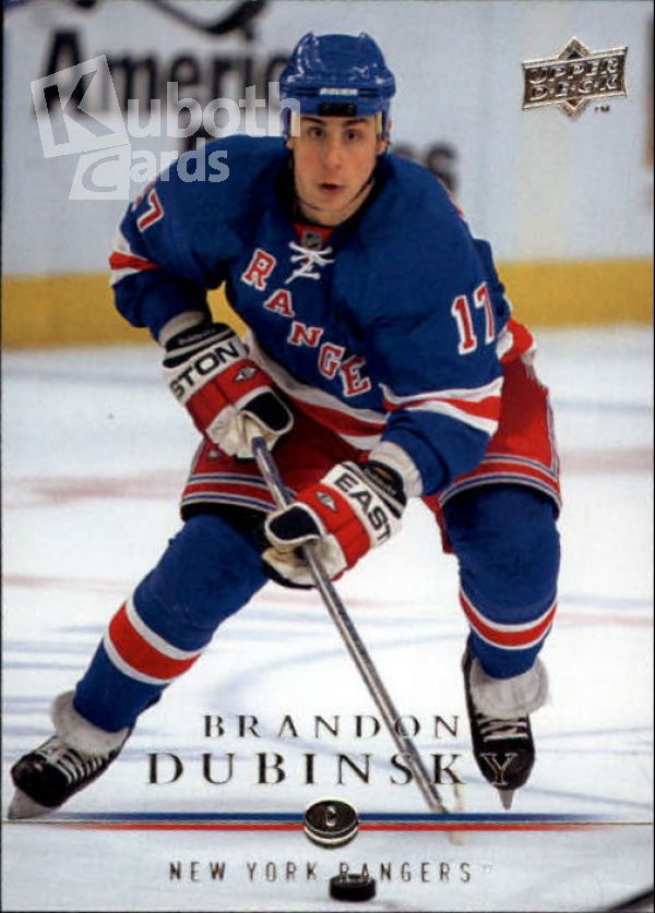 NHL 2008-09 Upper Deck - No. 72 - Brandon Dubinsky