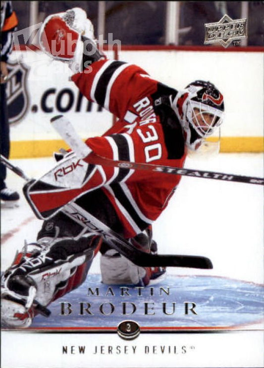 NHL 2008-09 Upper Deck - No 81 - Martin Brodeur