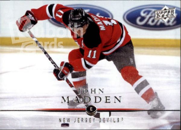 NHL 2008-09 Upper Deck - No 86 - John Madden