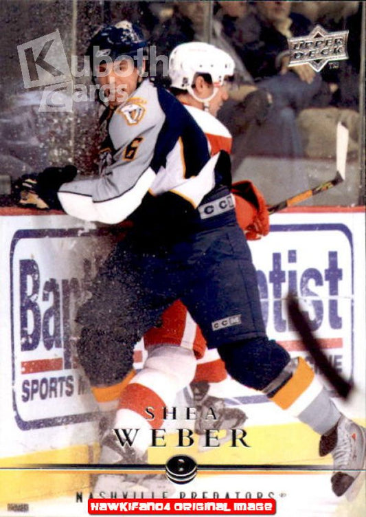 NHL 2008-09 Upper Deck - No 89 - Shea Weber