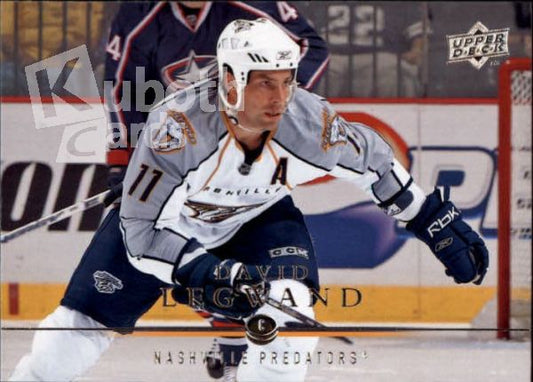 NHL 2008-09 Upper Deck - No 90 - David Legwand