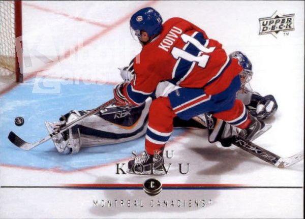 NHL 2008-09 Upper Deck - No 93 - Saku Koivu