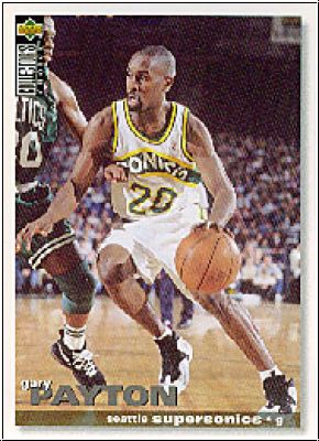 NBA 1995-96 Collector's Choice International German II - No 95 - Gary Payton