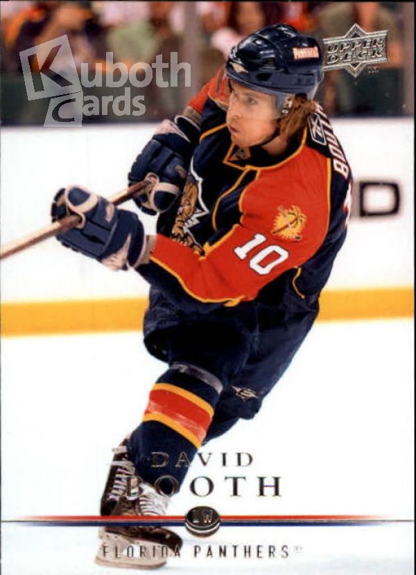 NHL 2008-09 Upper Deck - No 116 - David Booth