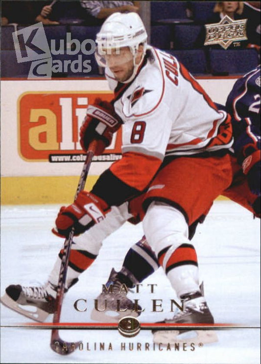 NHL 2008-09 Upper Deck - No 166 - Matt Cullen