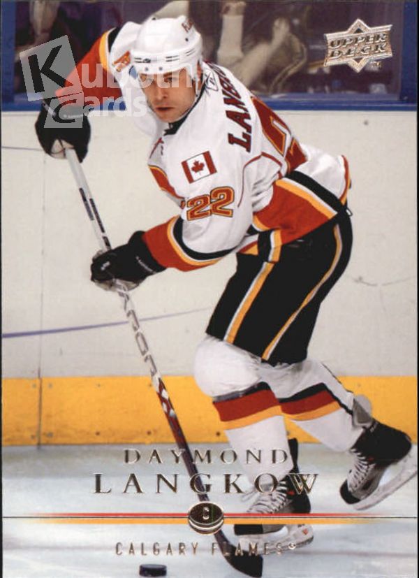 NHL 2008-09 Upper Deck - No. 168 - Daymond Langkow