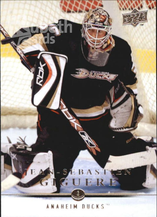 NHL 2008-09 Upper Deck - No 198 - Jean-Sebastien Giguere