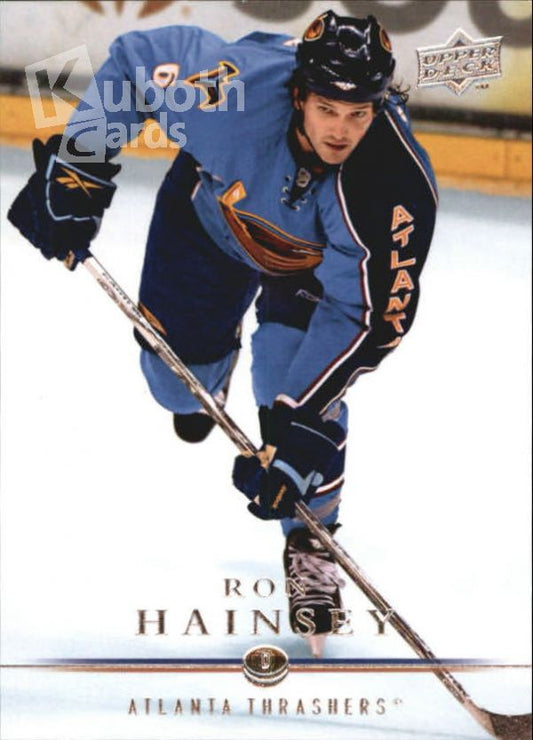 NHL 2008-09 Upper Deck - No. 263 - Ron Hainsey