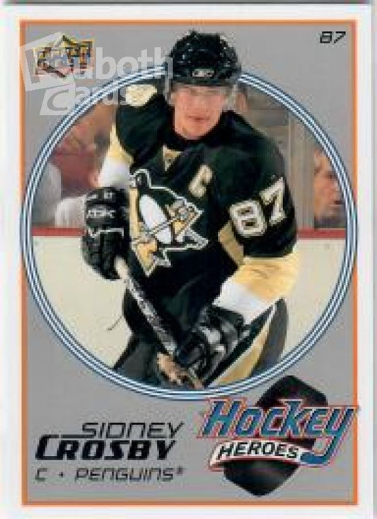 NHL 2008-09 Upper Deck Hockey Heroes Sidney Crosby - No HH4 - Sidney Crosby