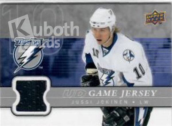 NHL 2008-09 Upper Deck Game Jerseys - No GJ-JO - Jussi Jokinen