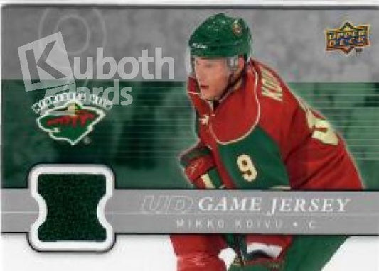 NHL 2008-09 Upper Deck Game Jerseys - No GJ2-MK - Mikko Koivu