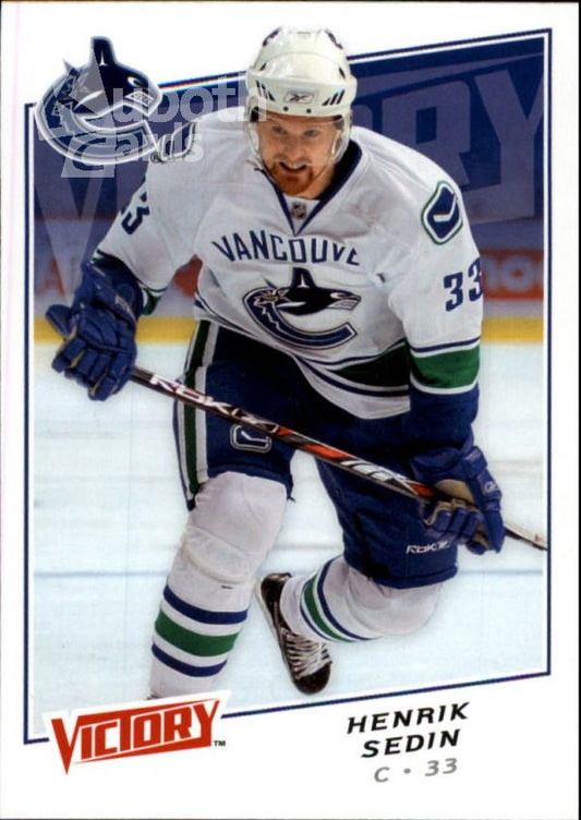 NHL 2008-09 Upper Deck Victory - No 9 - Henrik Sedin