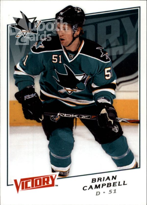 NHL 2008-09 Upper Deck Victory - No 37 - Brian Campbell