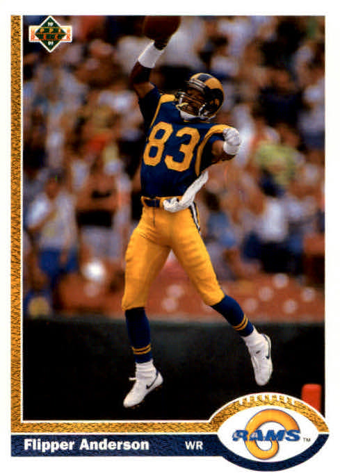 NFL 1991 Upper Deck - No 237 - Flipper Anderson