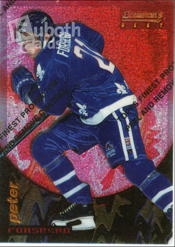 NHL 1994 / 95 Finest Bowman's Best - No 12 - Peter Forsberg