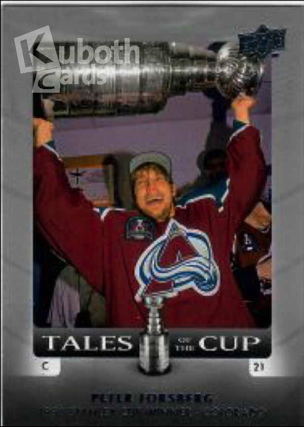 NHL 2008-09 Upper Deck Tales of the Cup - No TC1 - Peter Forsberg