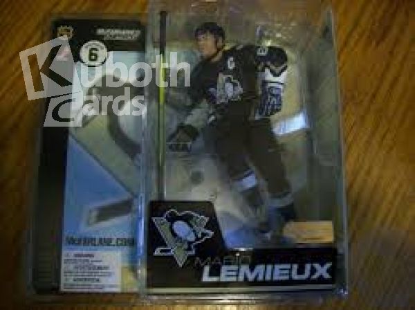 NHL 2003 McFarlane Figure - Series 6 - Mario Lemieux - VARIANT FIGURE plus logo ERROR