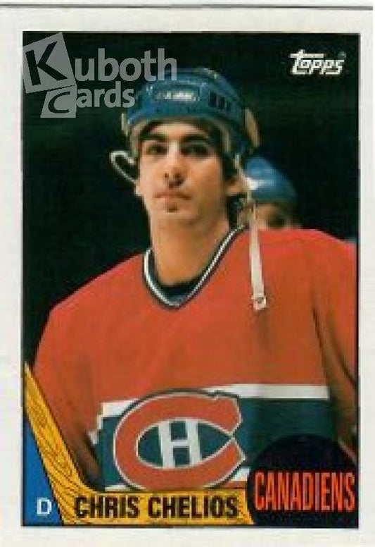 NHL 1987-88 Topps - No 106 - Chris Chelios