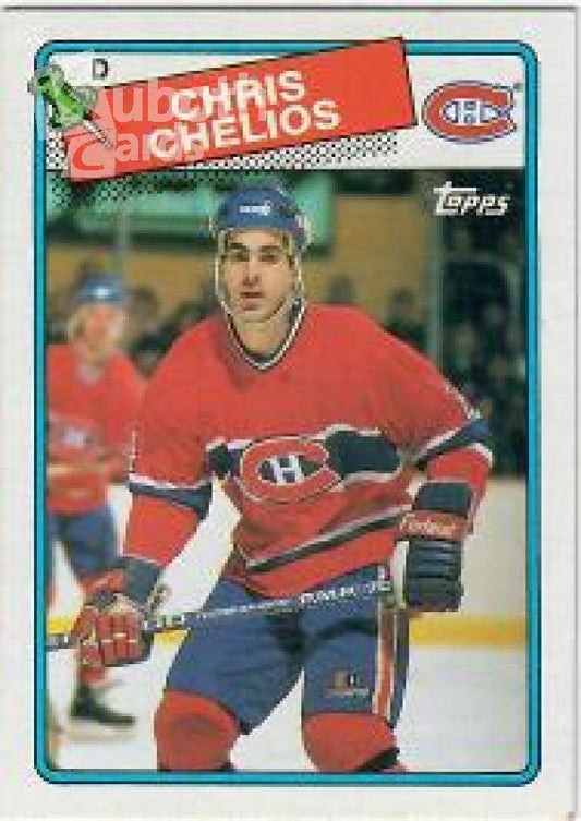 NHL 1988-89 Topps - No 49 - Chris Chelios