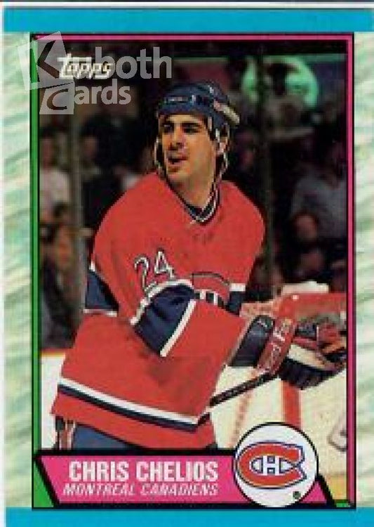 NHL 1989-90 Topps - No 174 - Chris Chelios